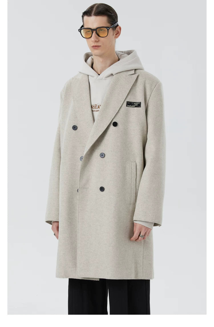 Men's Oversized Commuter Wool Coat