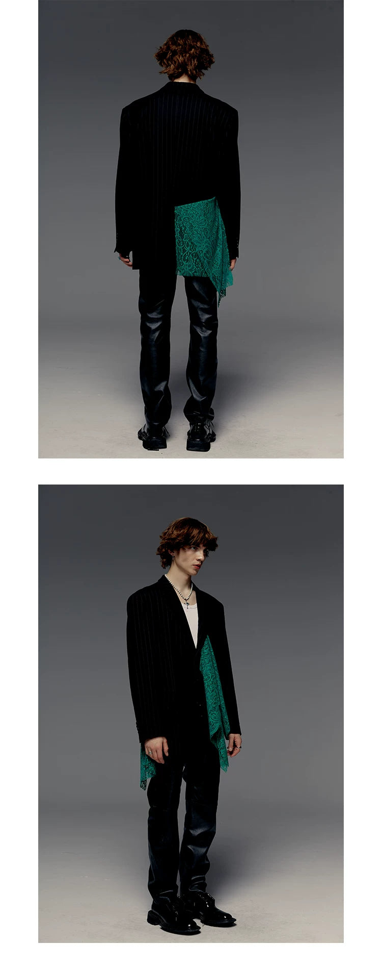 Lace Unisex Oversized Blazers