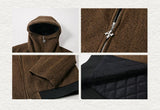 Men's Herringbone Hooded Puffer Jacket