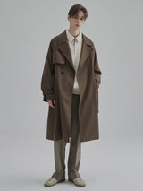 Vintage Double Breasted Belted Trench Coat