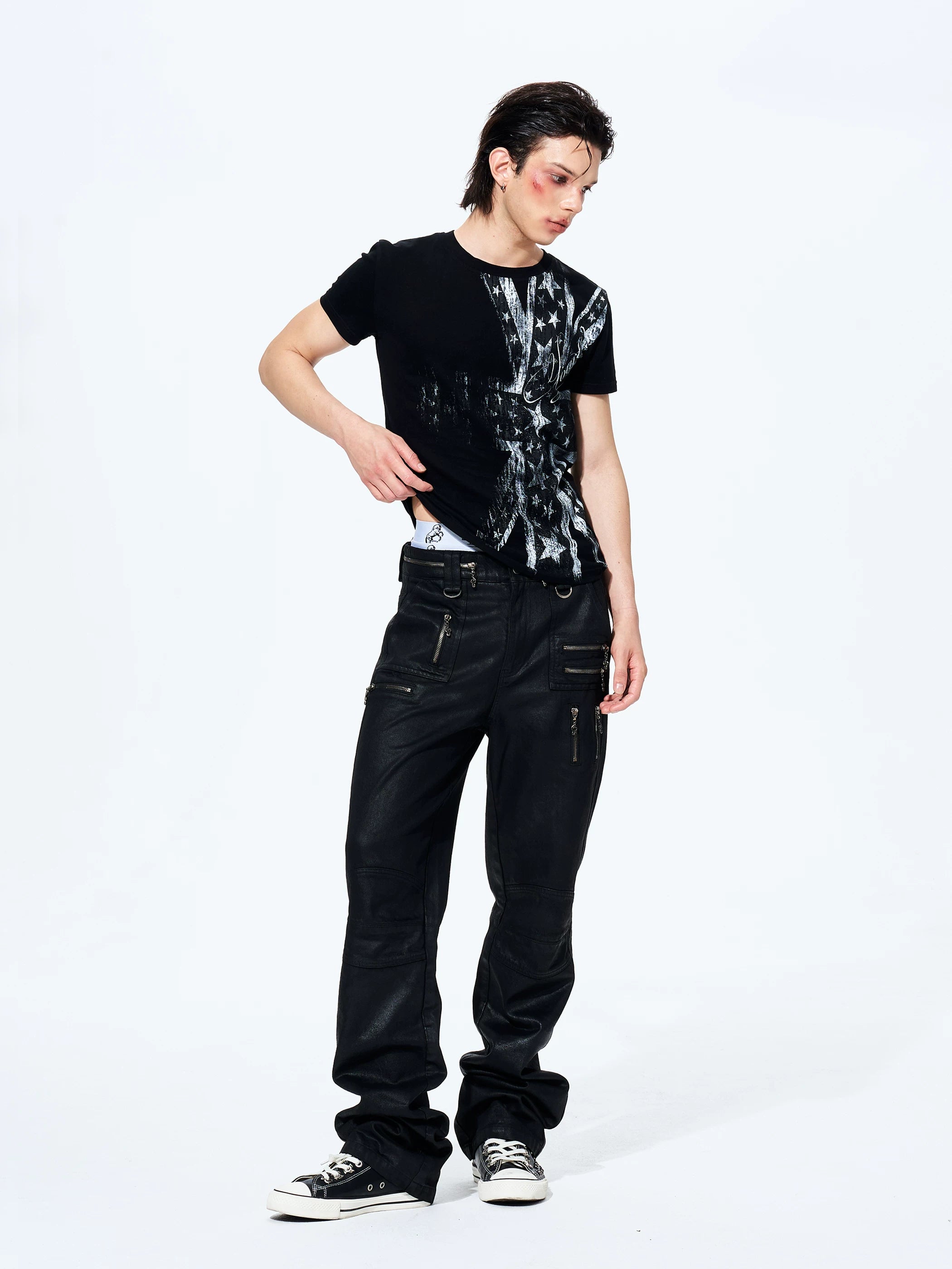 Men's Union Jack Print Tees