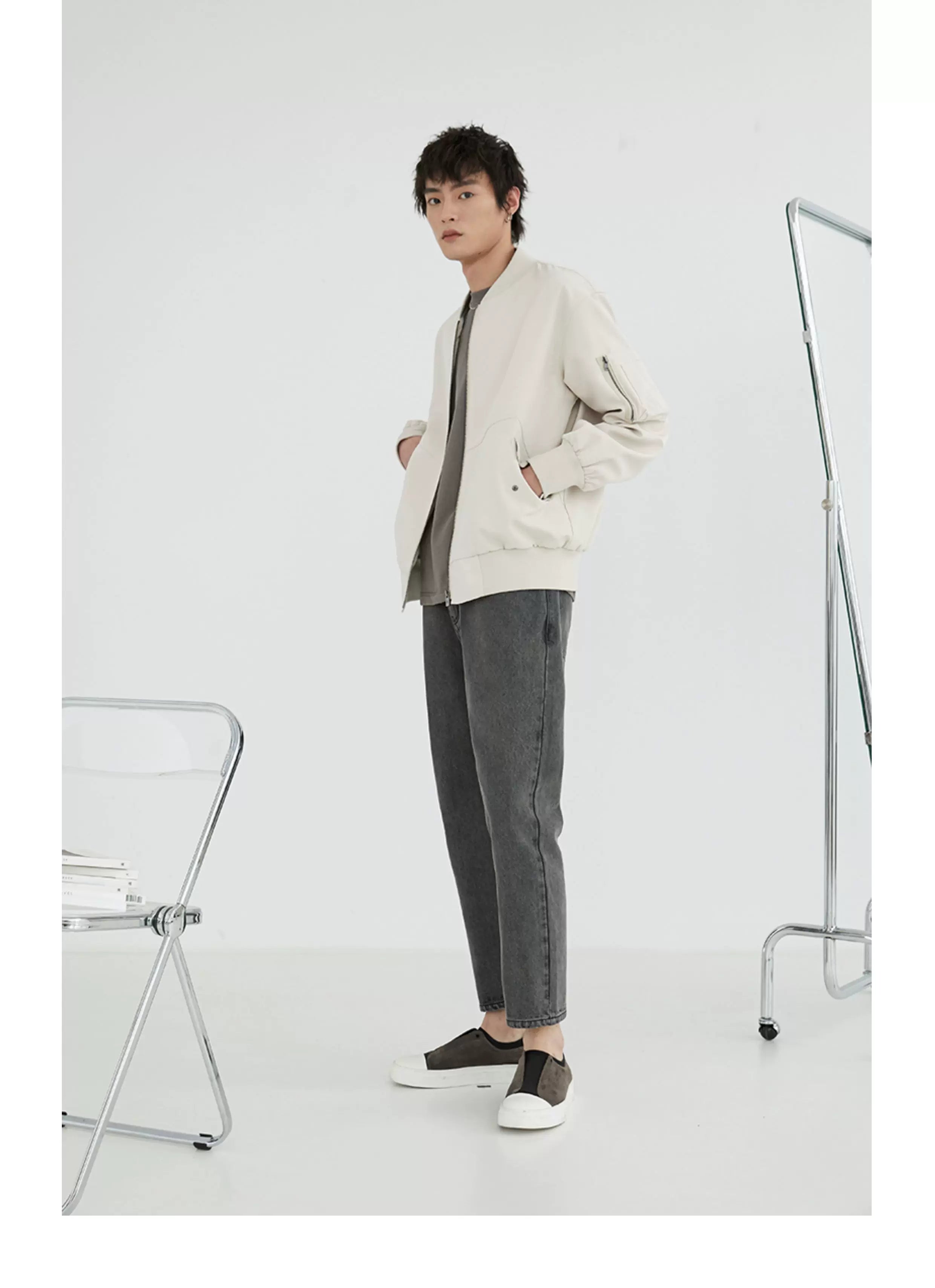 Long-Sleeved Mercerized Combed Tee