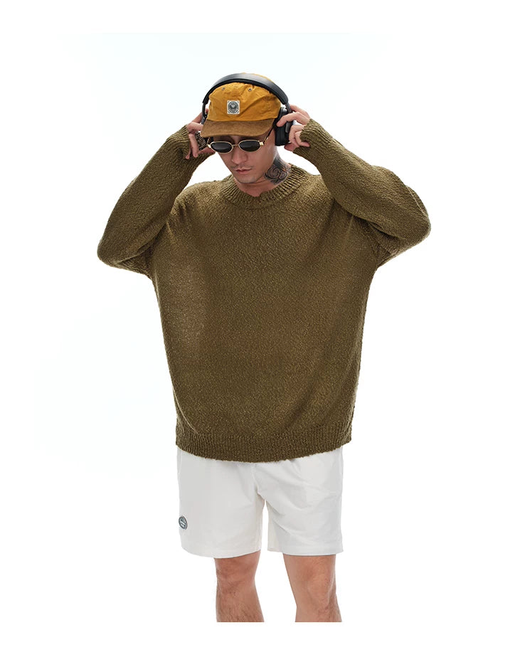 Men's Loose Spring Pullover Sweater
