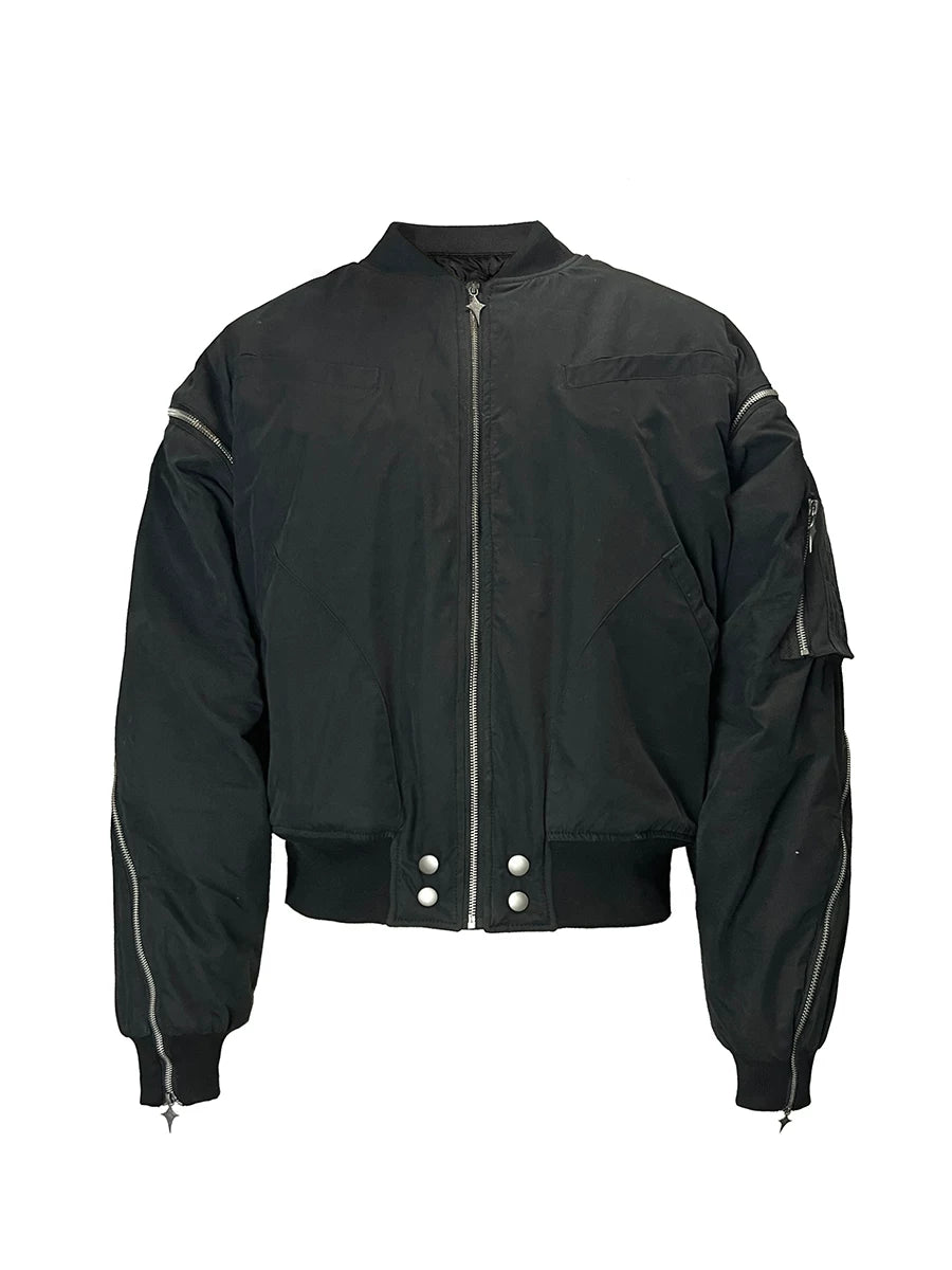 Cleanfit Double Zipper MA1 Flight Jacket