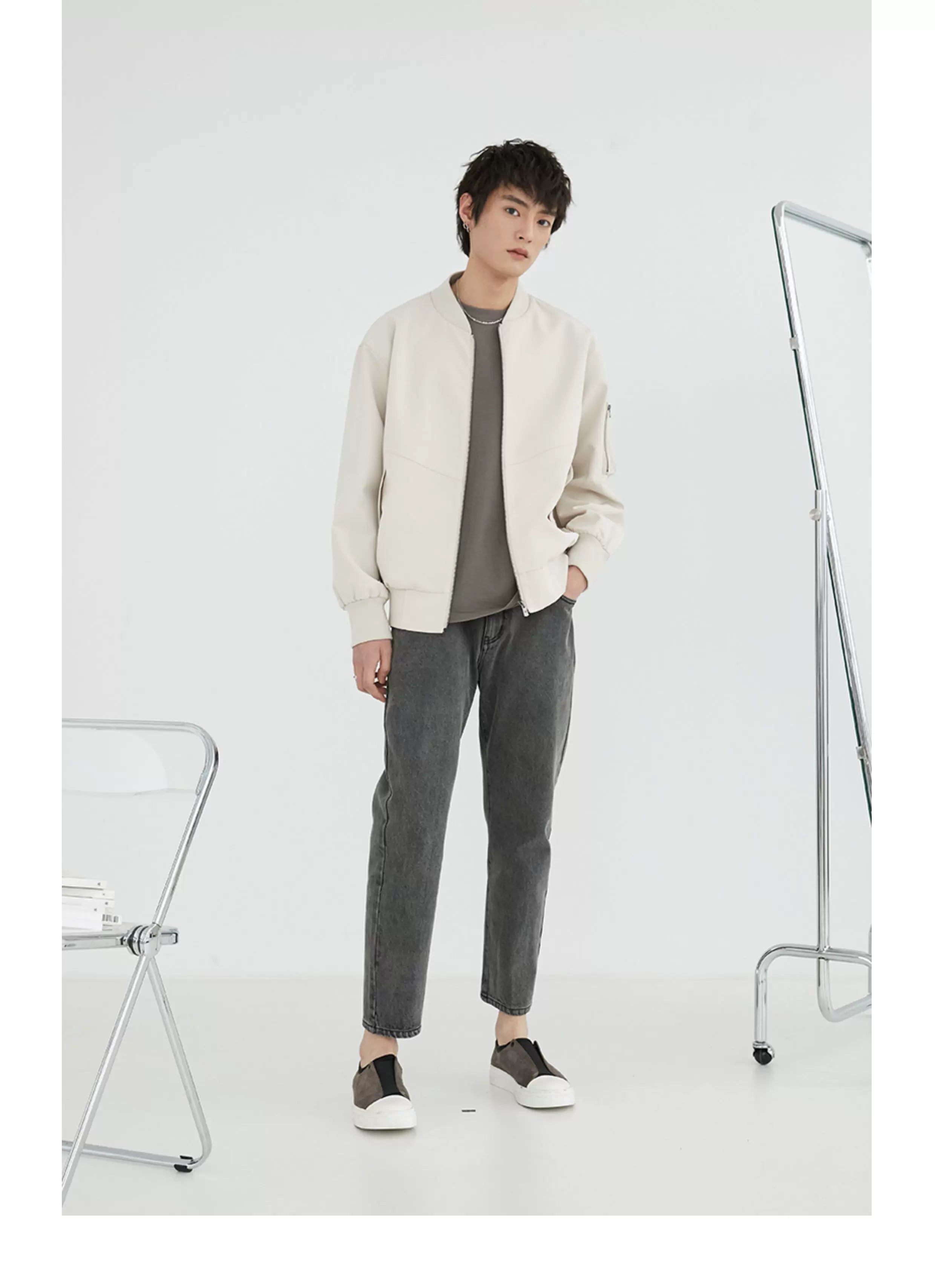 Long-Sleeved Mercerized Combed Tee