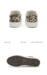 Low-top Cork Platform Casual Canvas Shoes