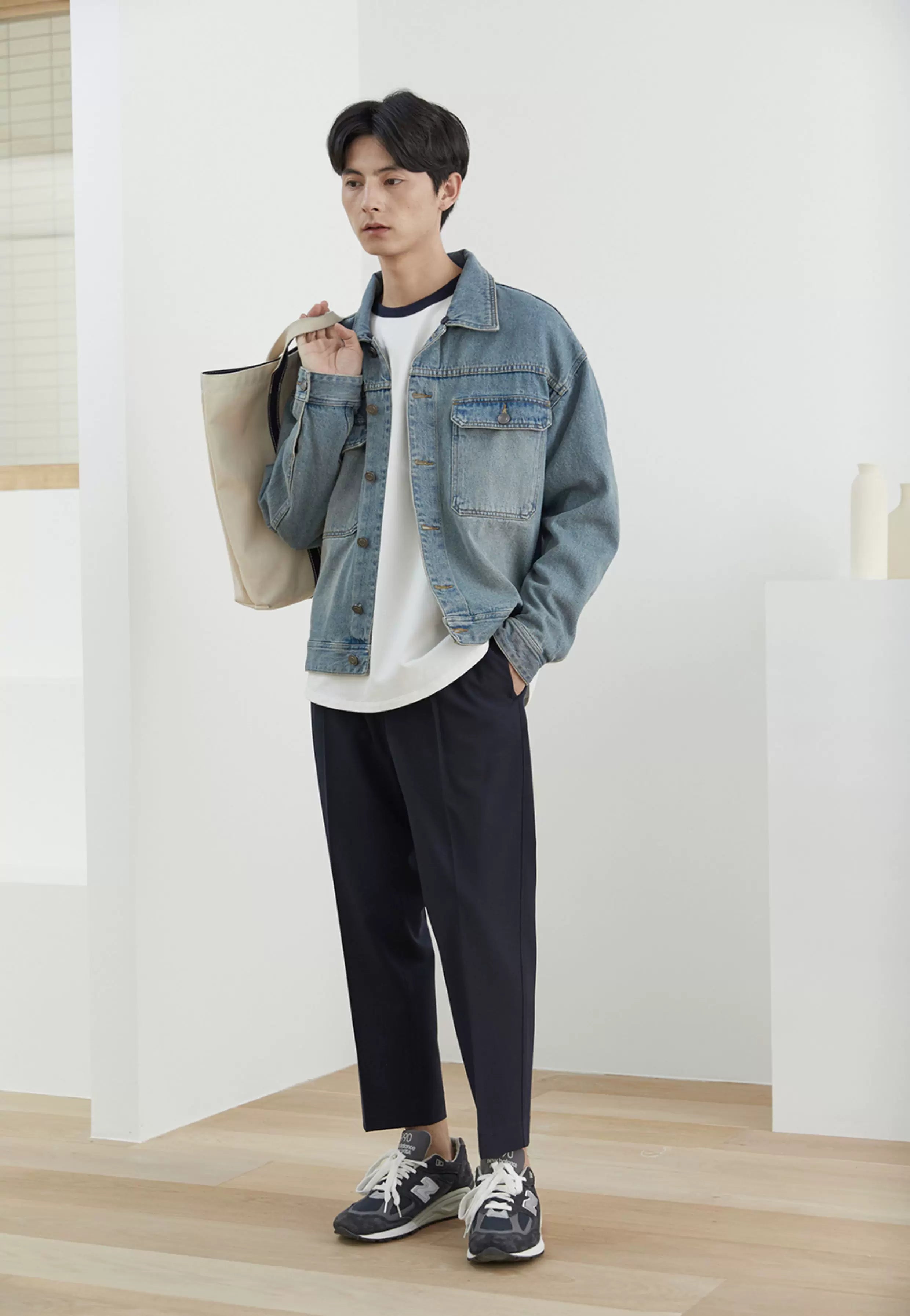 Elastic Waist Loose Ankle Pants