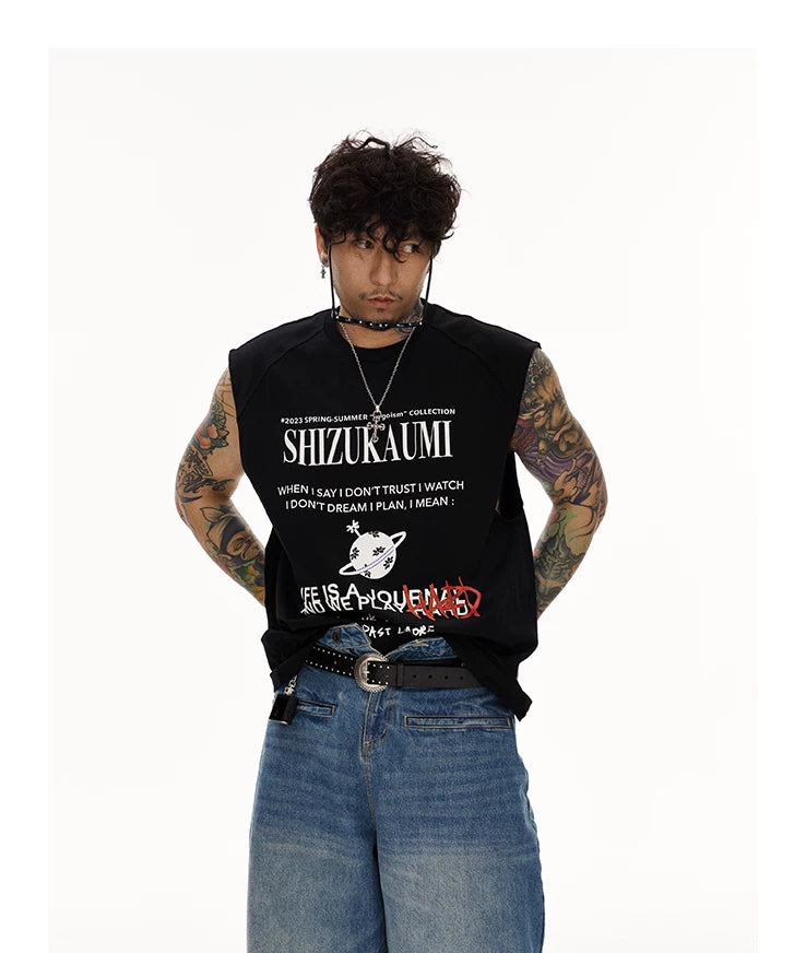 Saturn Print Tank Top