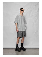 Double Pocket Split Hem Loose Tee