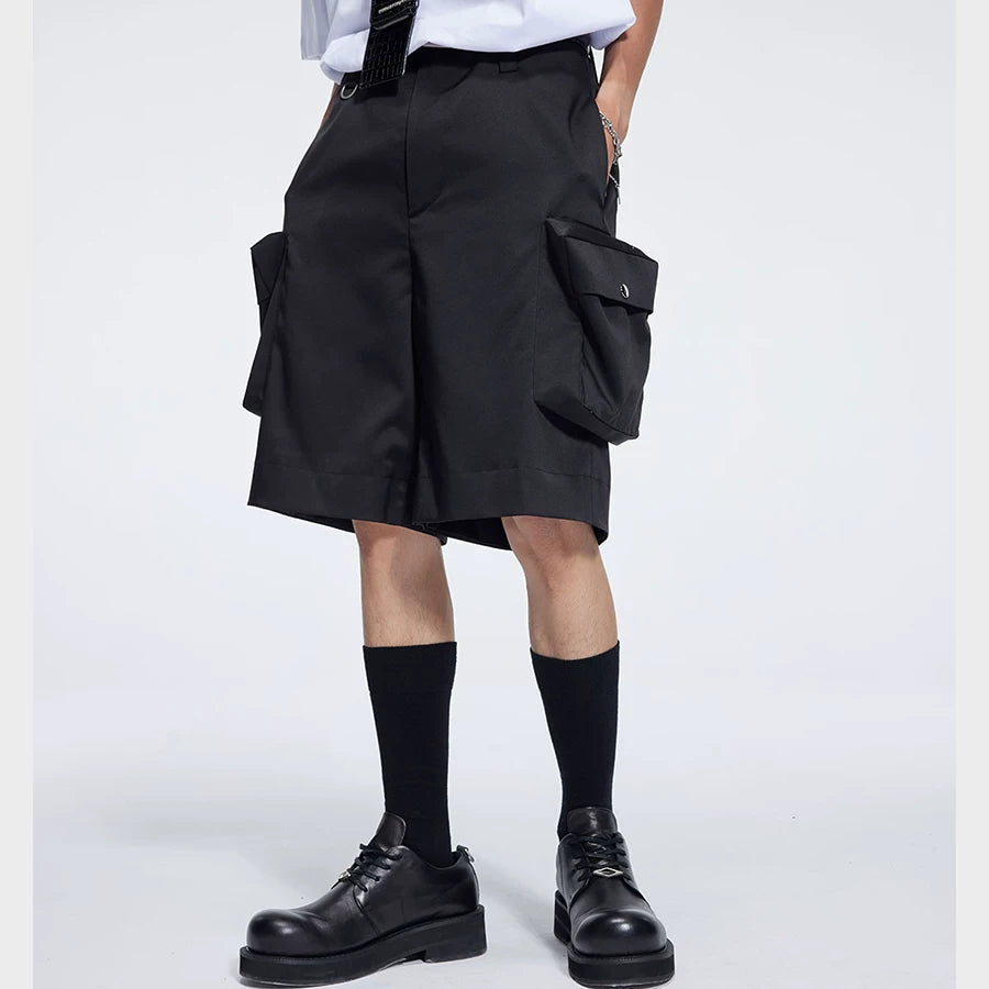 Men's Loose Tailored Pocket Shorts
