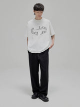 Ring Letter Print Tee