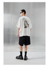 Oversized Heavyweight Printed Embroidered Tee
