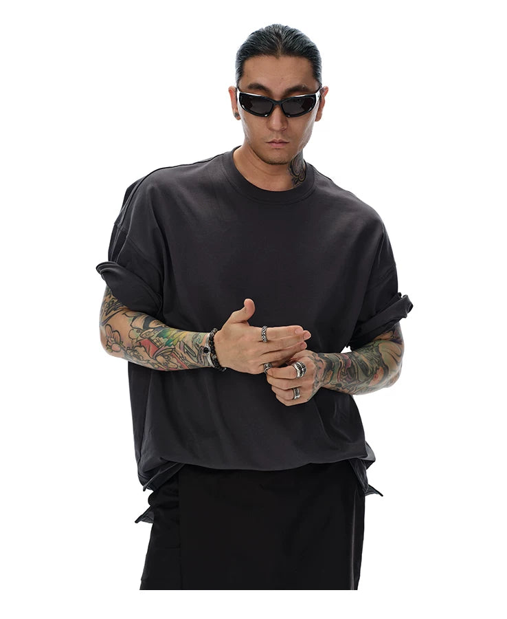 Men's Heavyweight Loose Solid Tee