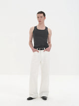 Flattering Lightweight Wide Collar Tank Tops