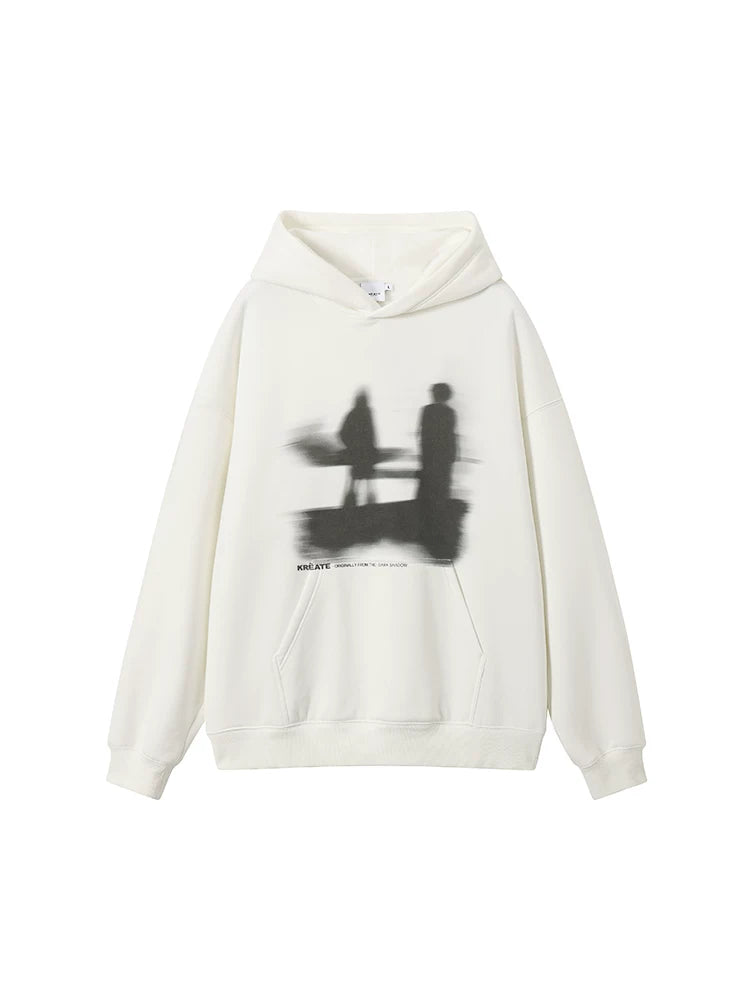 Lost Sandbar Print Fleece Hoodie