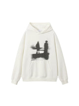 Lost Sandbar Print Fleece Hoodie