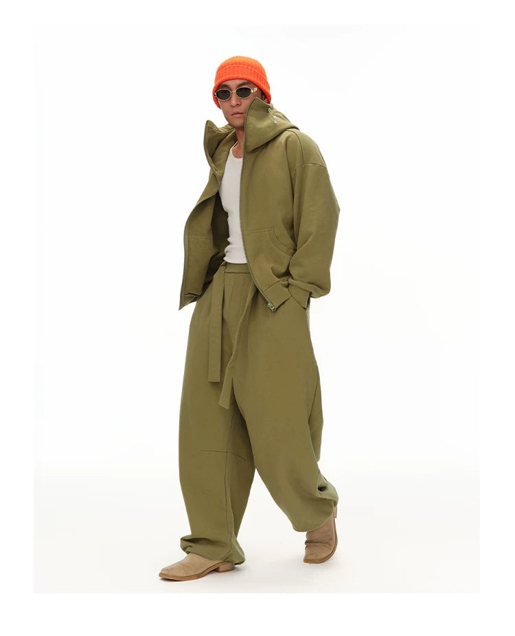 500g Athleisure Fleece Sweatshirt Set