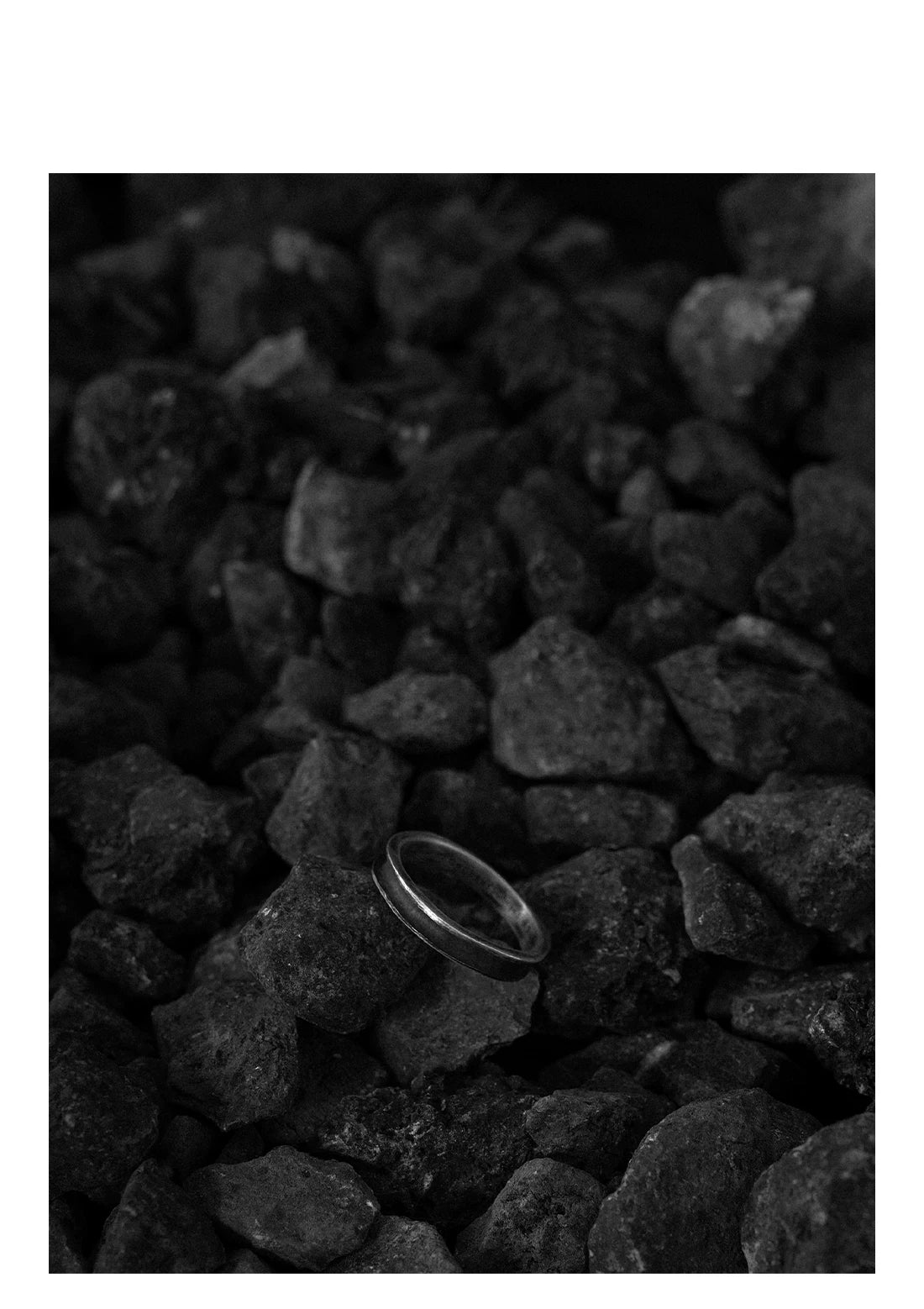 Handmade Oxidized Silver Inverted Cross Ring