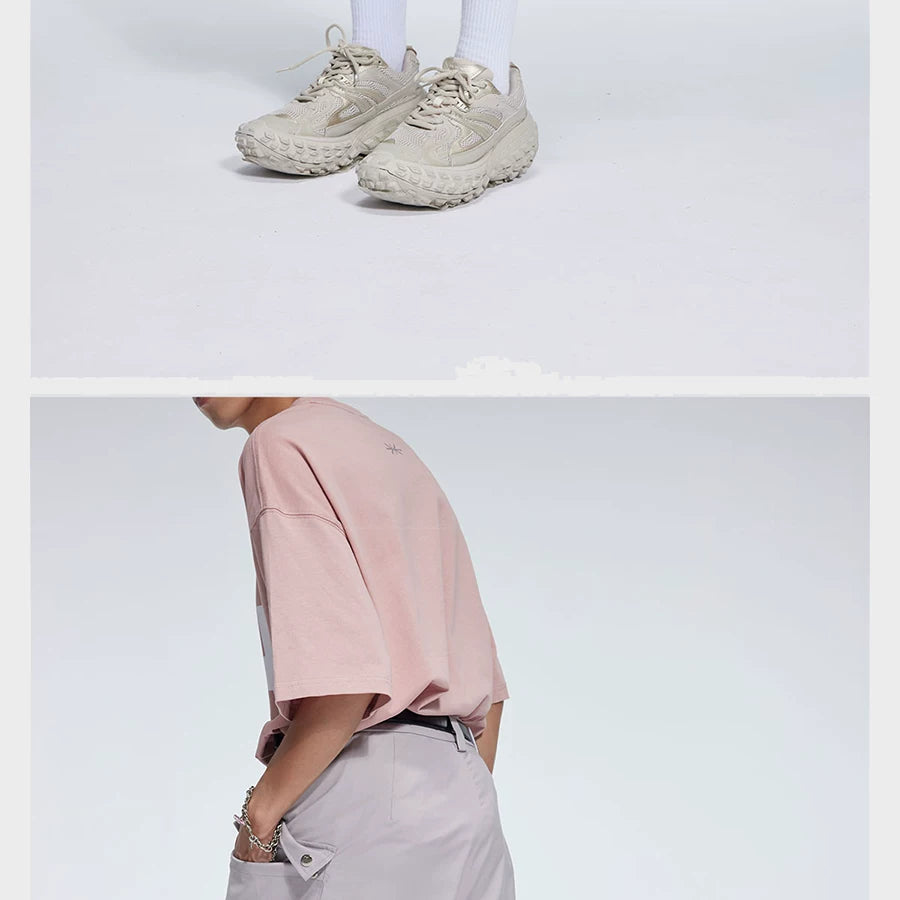 Casual Three Color Pocket Drawstring Shorts