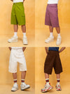 Men's Vintage Loose Cargo Denim Shorts