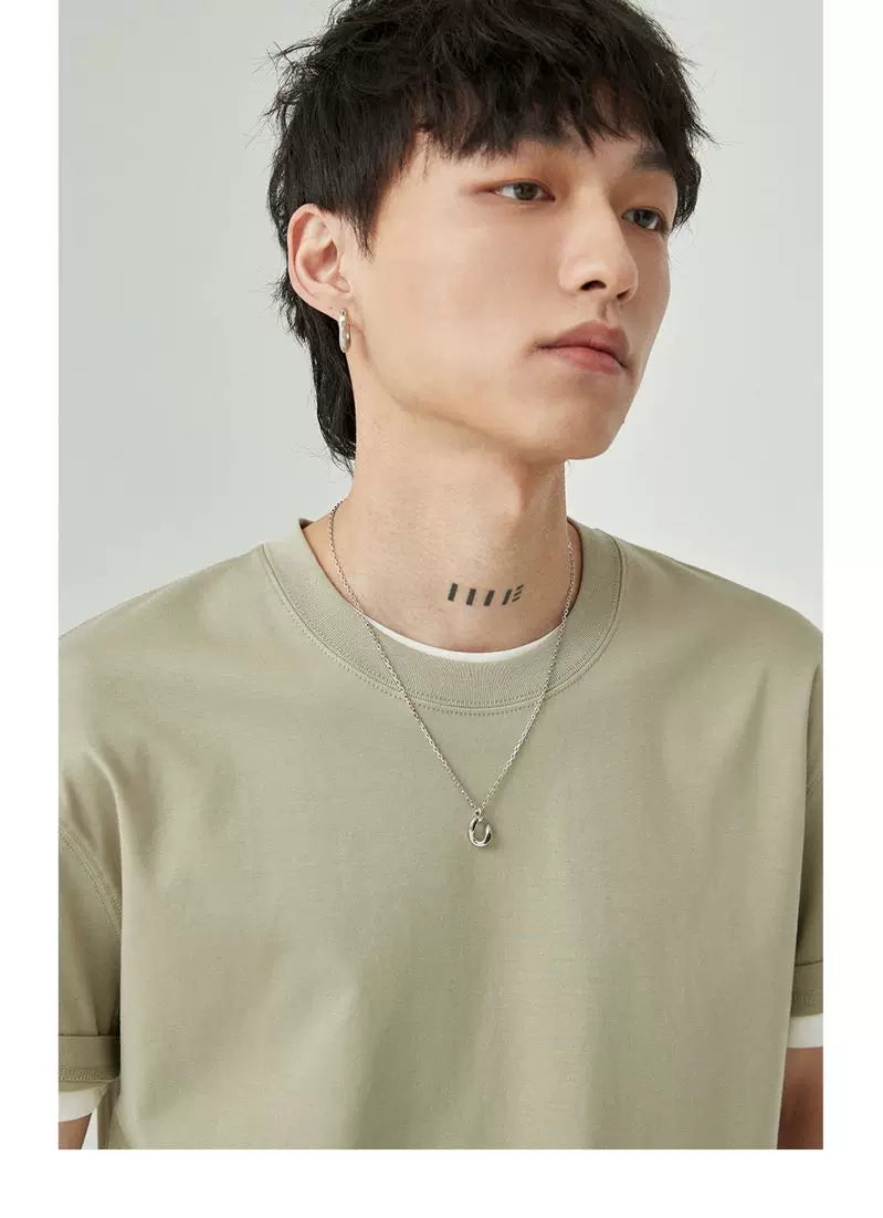 Double-Sided Mercerized Long Staple Cotton Tee