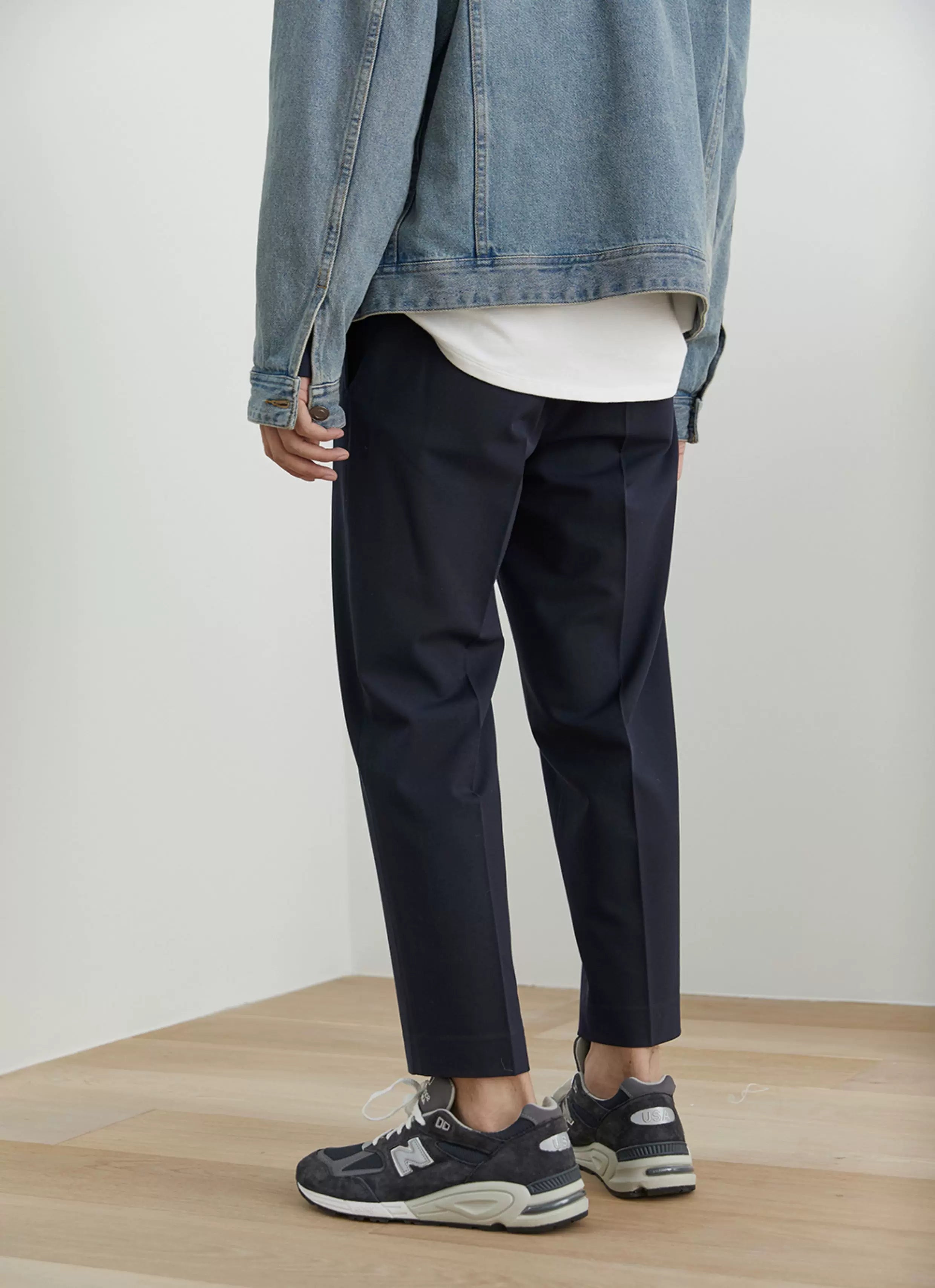 Elastic Waist Loose Ankle Pants
