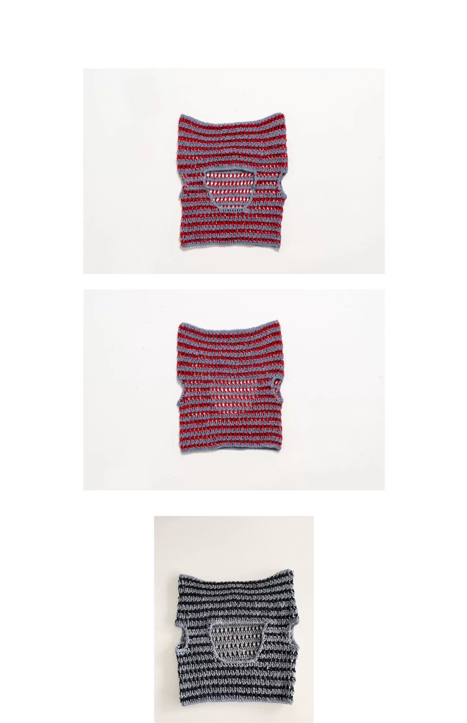 Two-Tone Cat Ear Knit Beanie