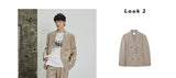 Pleated Wide Leg Suit Pants