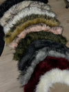 Ten-Color Removable Snap Fur Collar