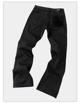 Heavy Black Boot-Cut Jeans
