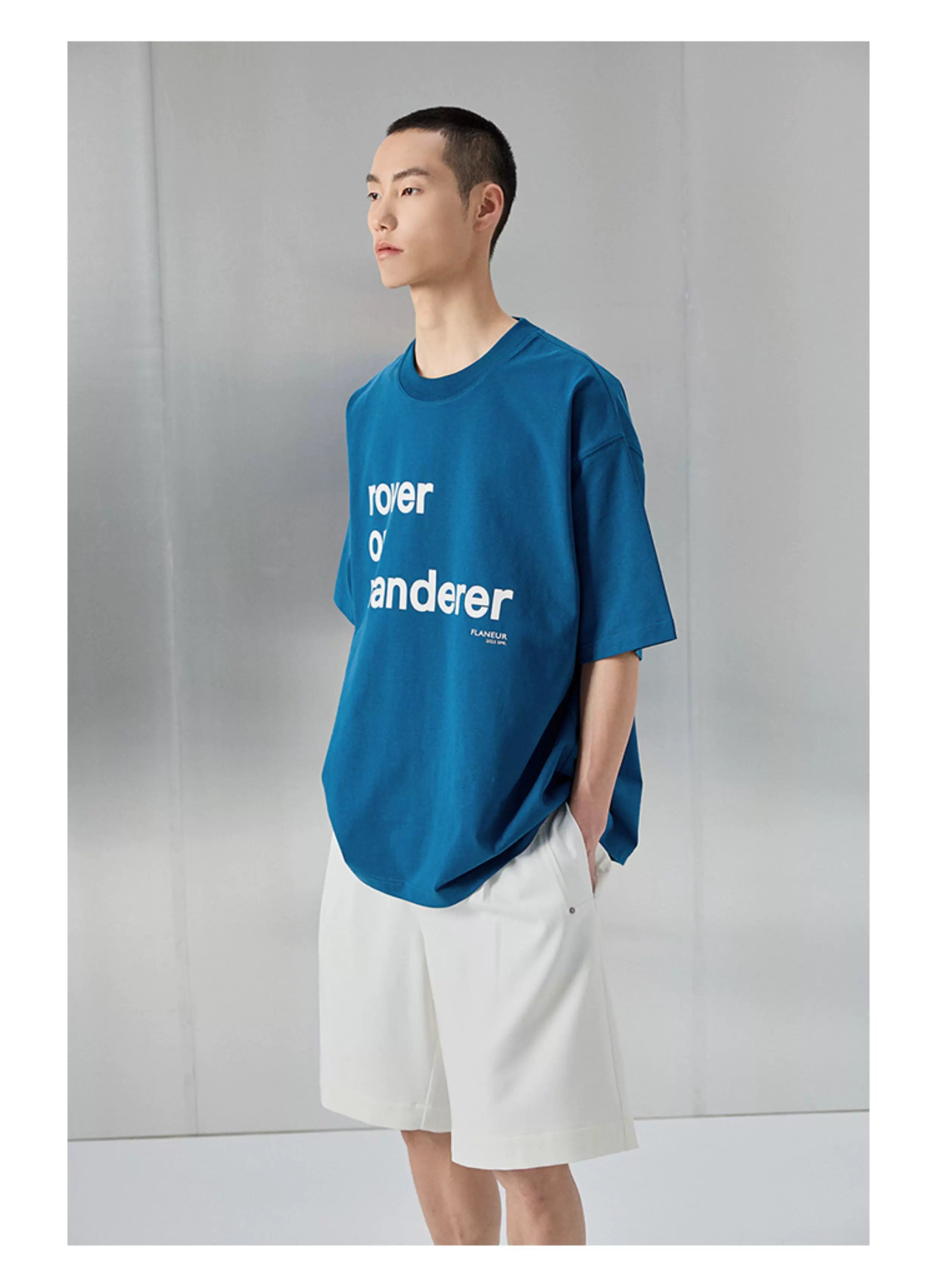 Foam Print Loose Tees