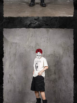 Distressed Fallen Angel Printed Vintage Tee