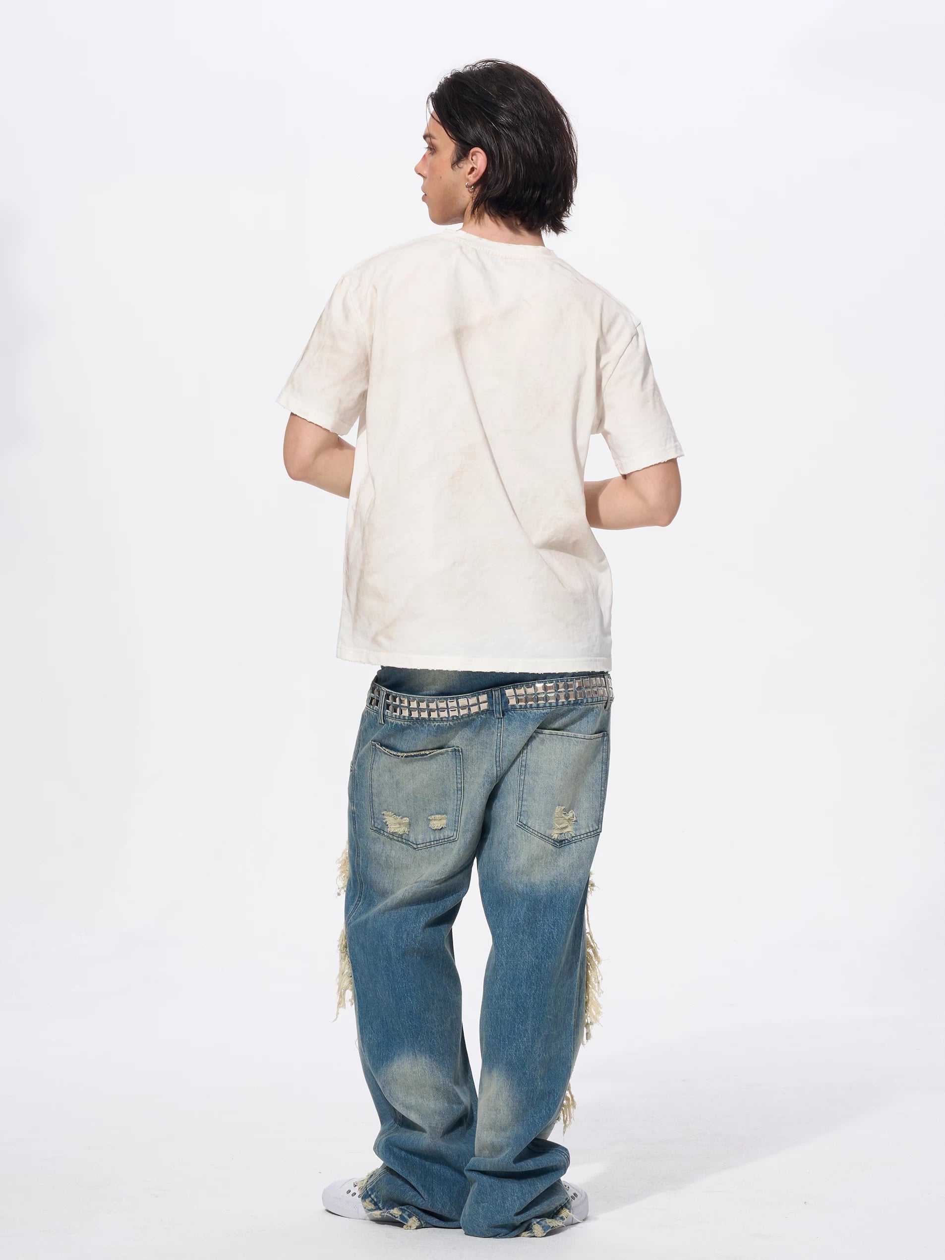 Men's Snack Print Washed Cotton Tee