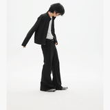 Soft Space Cotton Boxy Zip Sweatshirt
