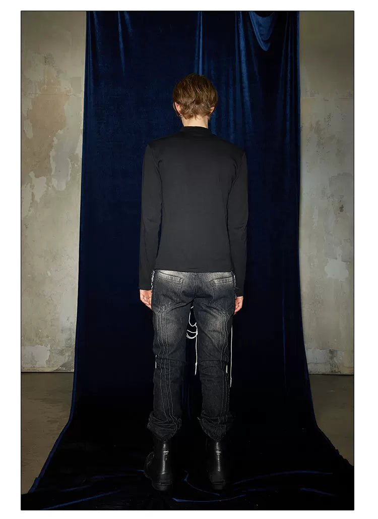 American Vintage Star Drawstring Stretch Jeans