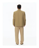 Hemp Stand-Collar Blazer