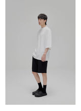 Vintage Ribbed Half Sleeve Tees