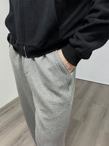 Flared Space Cotton Sweatpants With Pockets