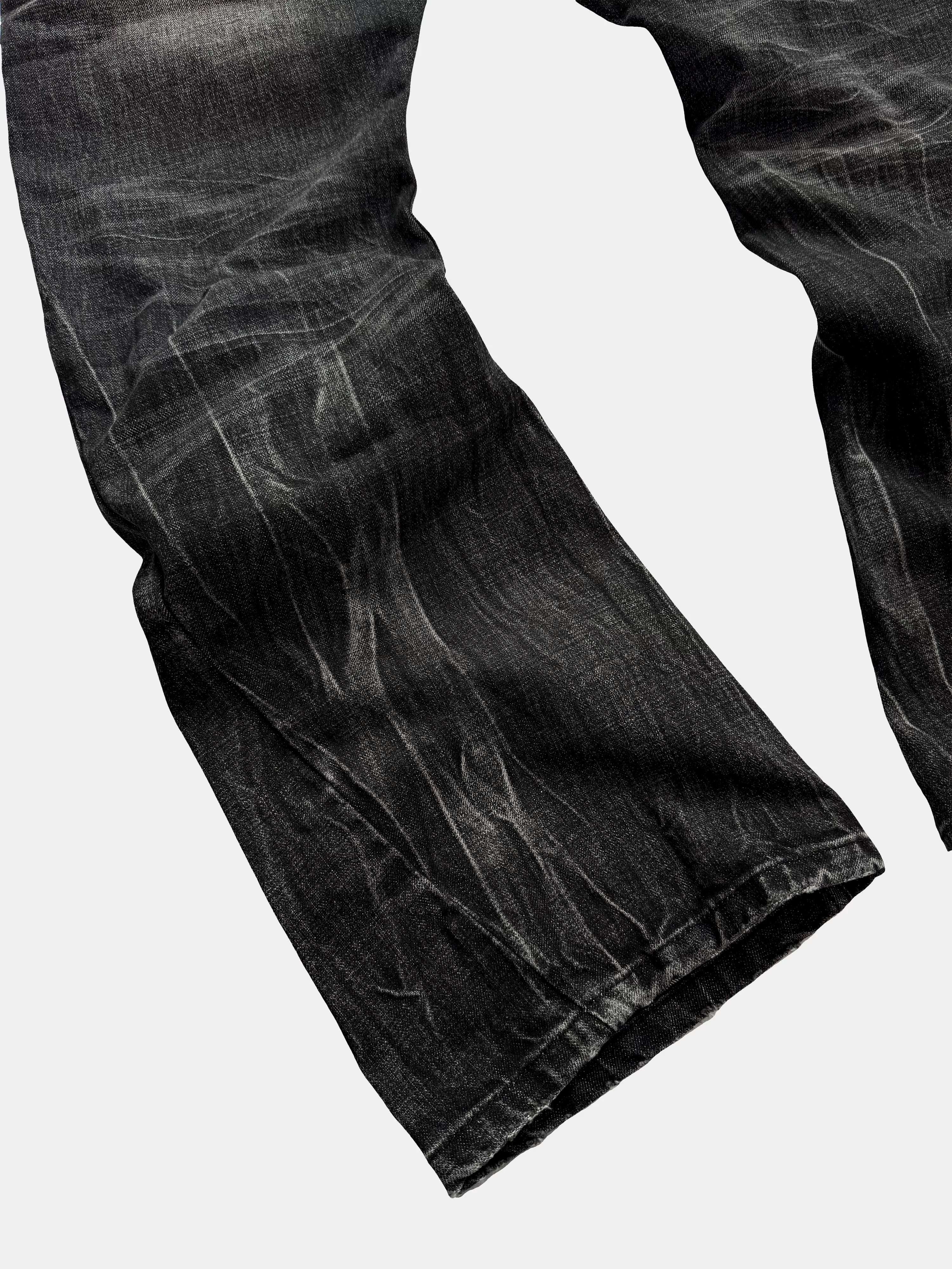 Vintage Dark Wash Curved Jeans