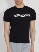 Structured Lightweight Printed Short Sleeve Tees