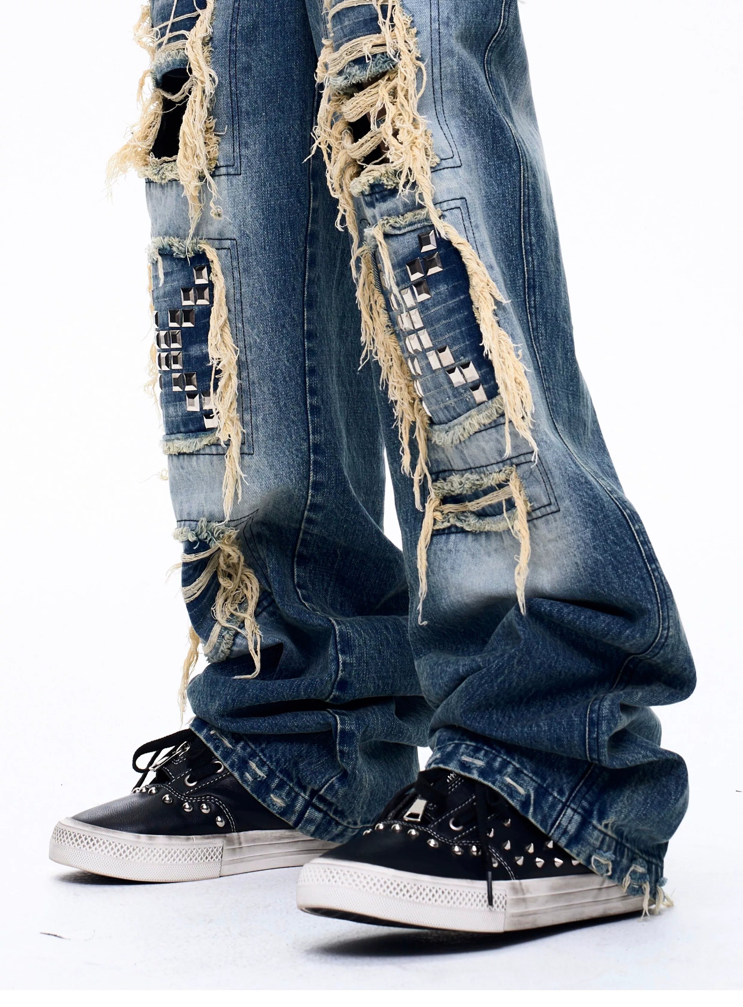 Men's Rivet Mid-top Skate Shoes