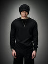 Fitted Dark Tailored Merino Cashmere Sweater