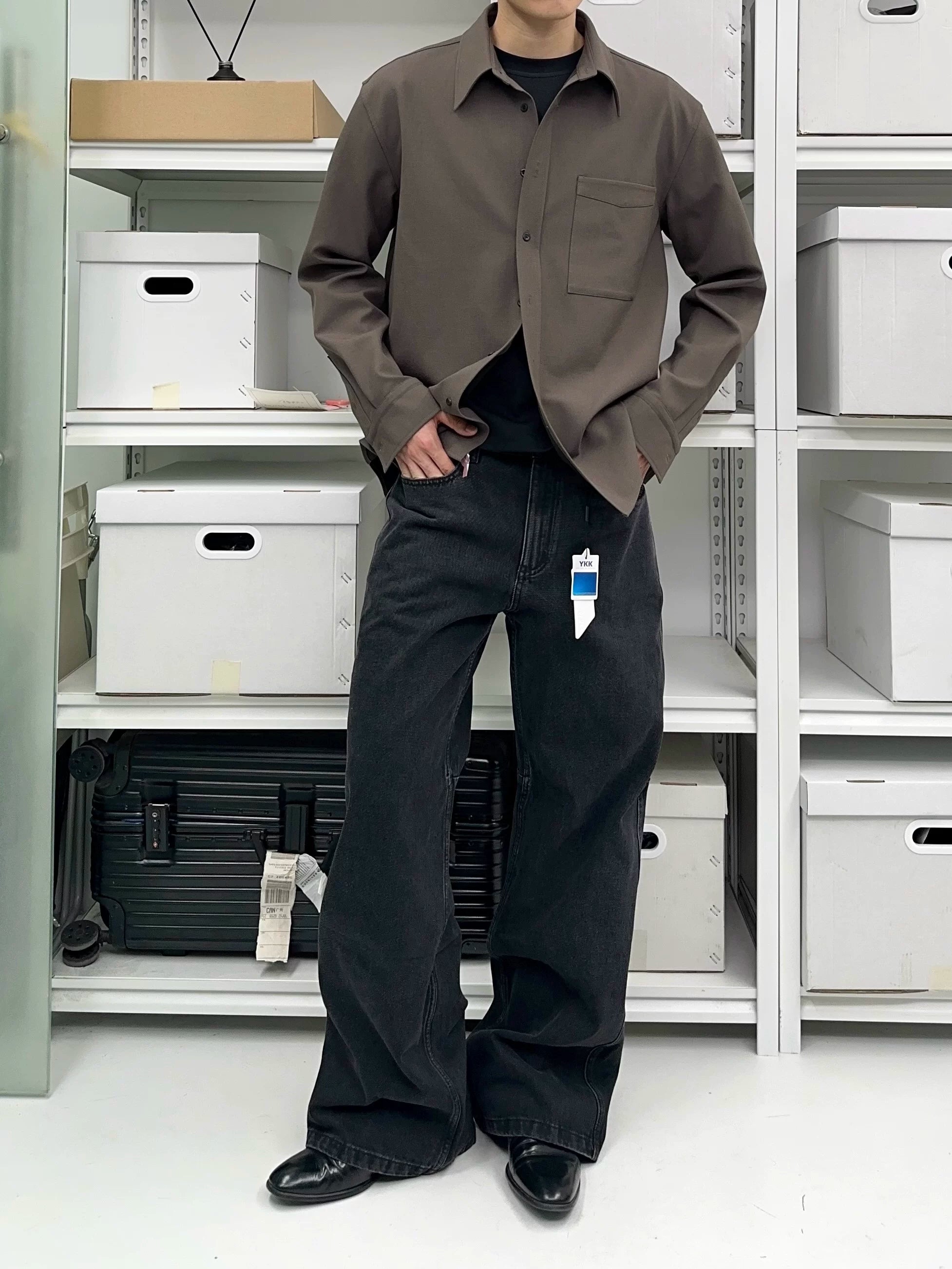 Wrinkle-Resistant Chest Pocket Shirts
