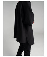 Men's Black Fitted Short Sleeve Shirt