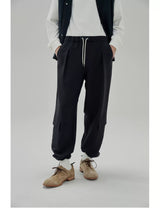 Tapered Drawstring Pocket Cargo Pants