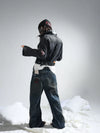 Blue Slub Cat Whisker Jeans