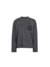 Vintage Printed Pocket Long Sleeve Tee