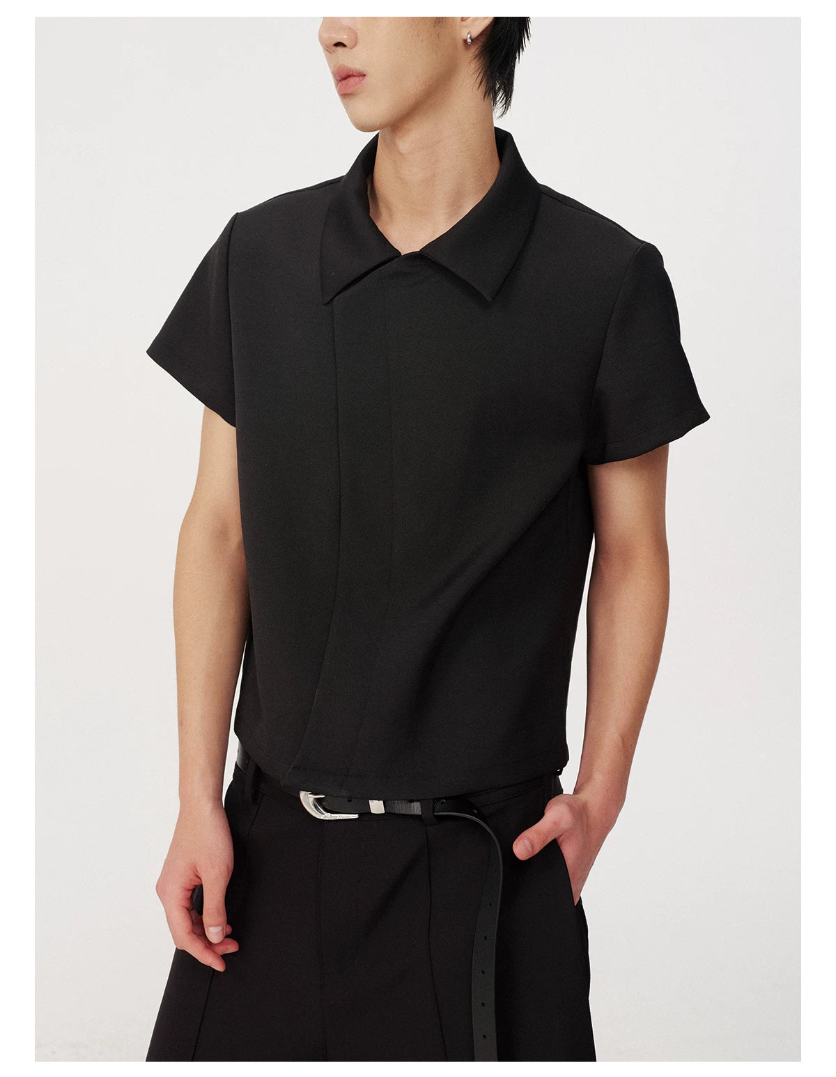 Short Sleeve C Button Shirt