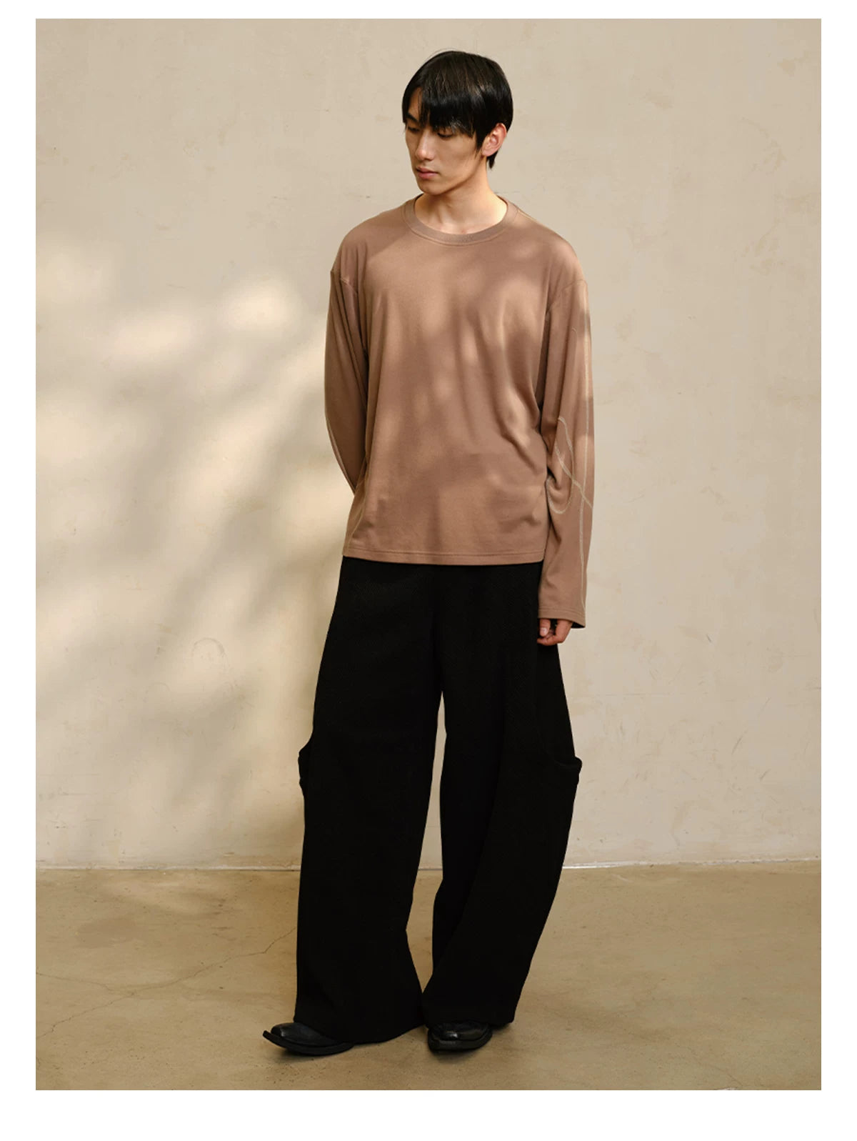 Miyabi Fabric Long Sleeve Top