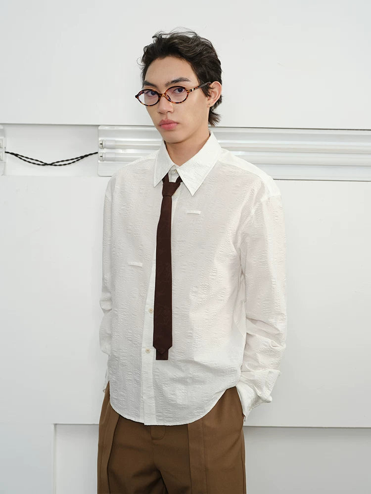 Unisex Long Sleeve Double Tie Shirt